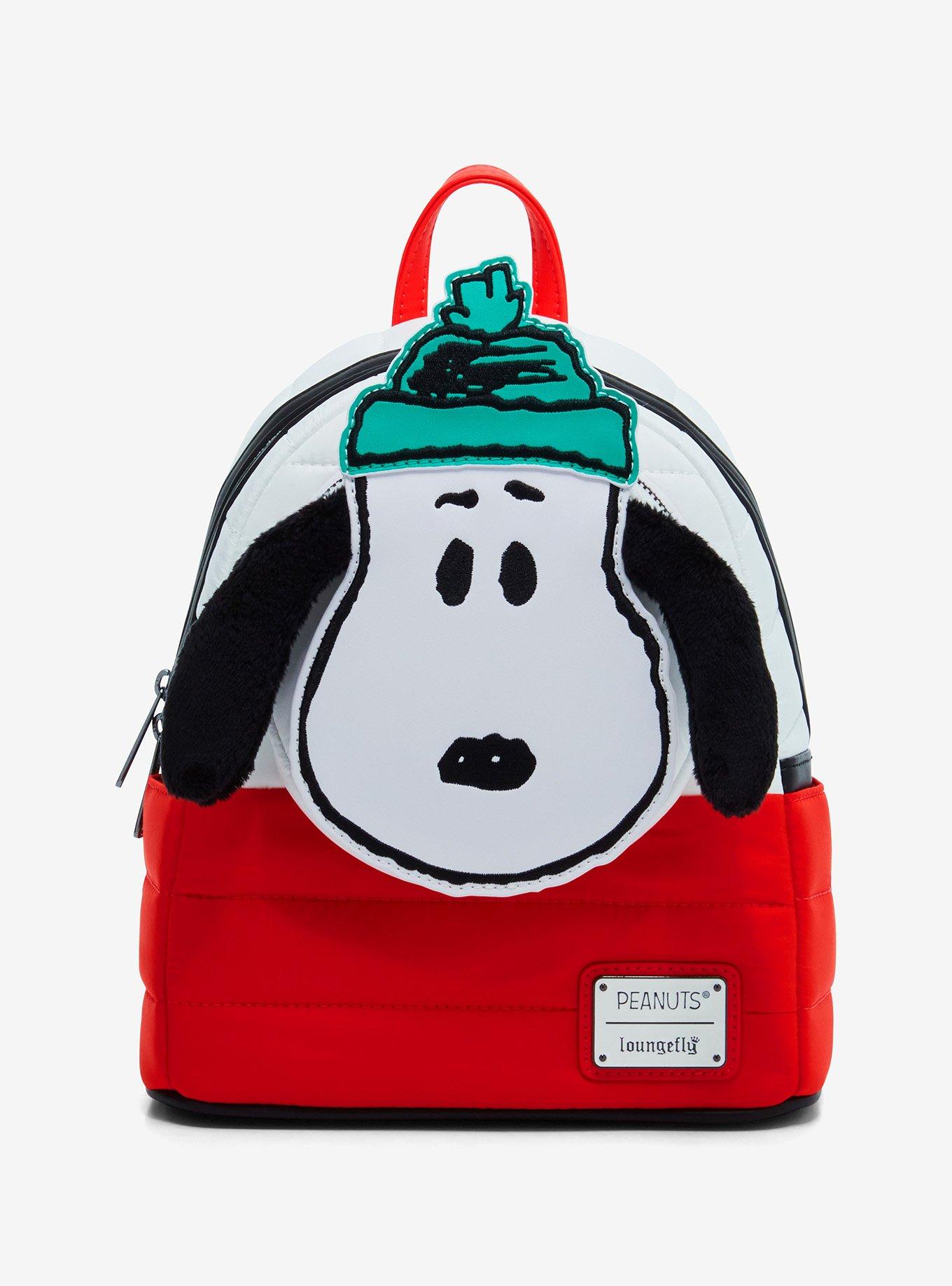 Loungefly Peanuts Snoopy Puffer Mini Backpack, , hi-res