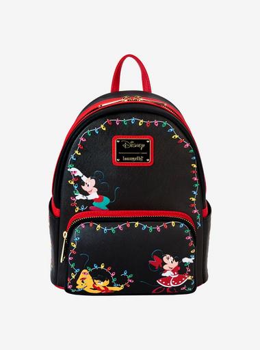 Disney Mickey Mouse and Friends Christmas House Mini Backpack NWT Holiday Bag New Loungefly Disney Mickey Mouse and Friends Holiday  main image 3