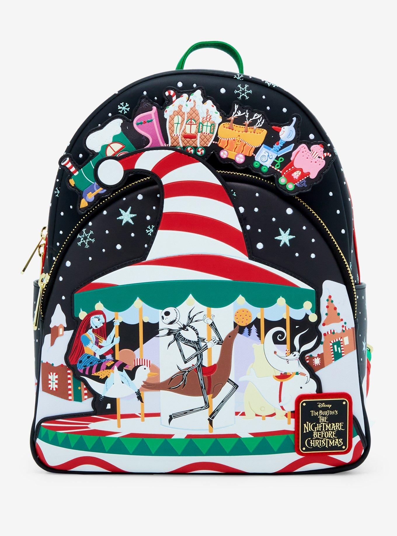 Loungefly The Nightmare Before Christmas Carousel Mini Backpack, , hi-res