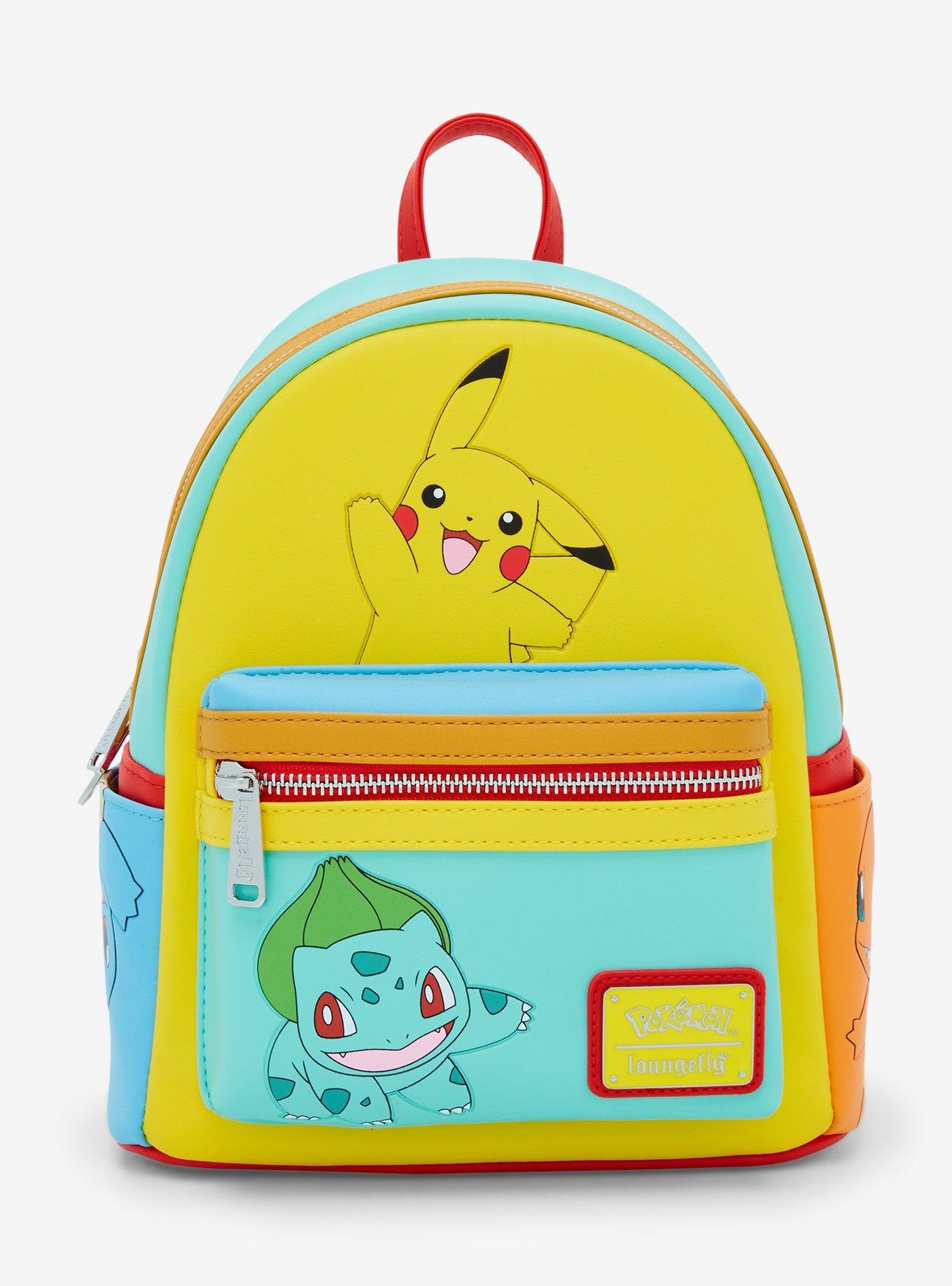 Loungefly Pokemon Pikachu & Friends Color-Block Mini Backpack, , hi-res