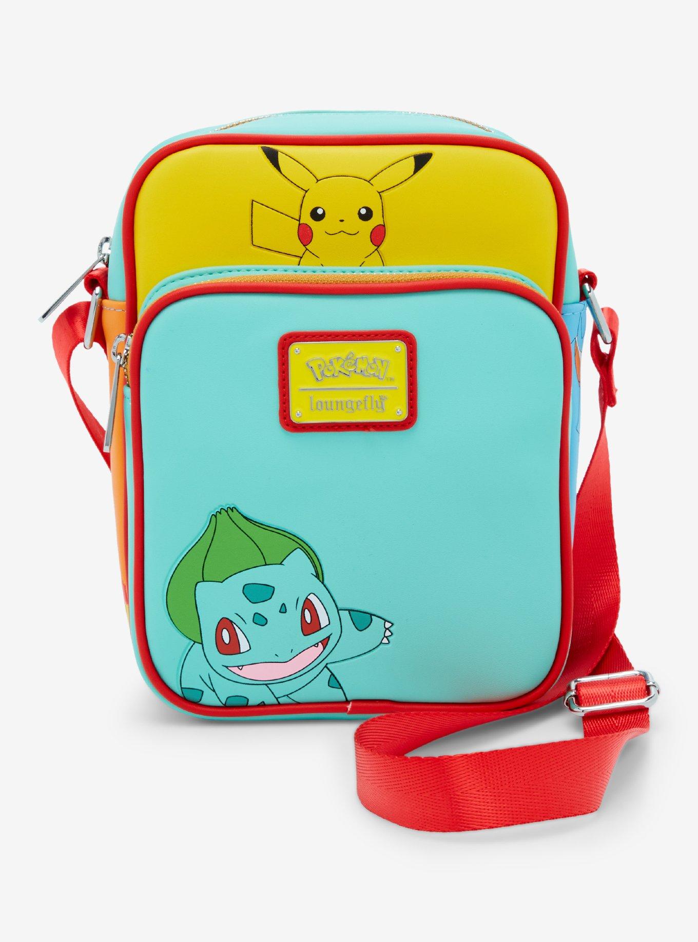 Loungefly Pokemon Pikachu & Friends Color-Block Athletic Crossbody Bag, , hi-res