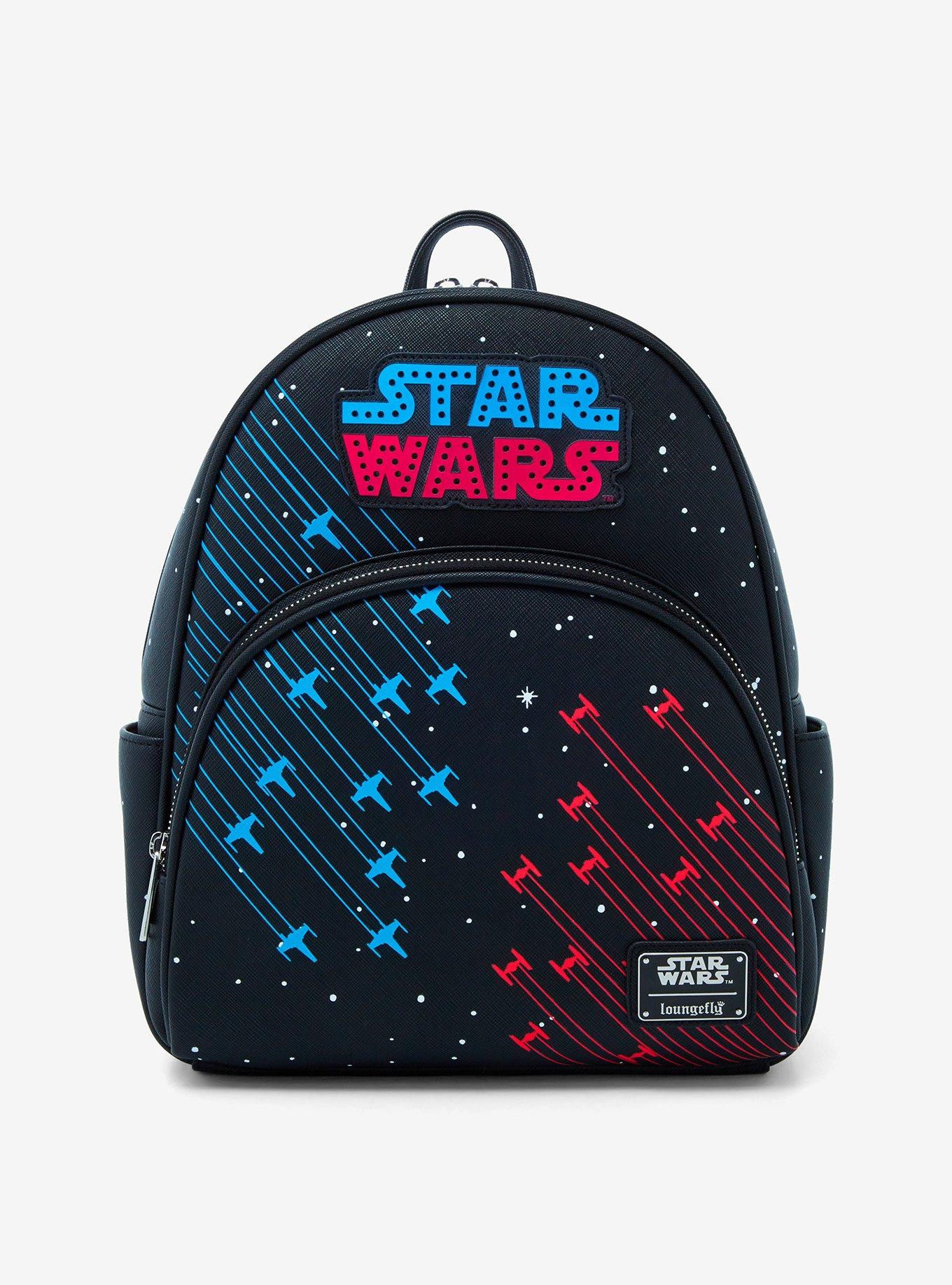 Loungefly Star Wars Spaceships Light-Up Mini Backpack, , hi-res