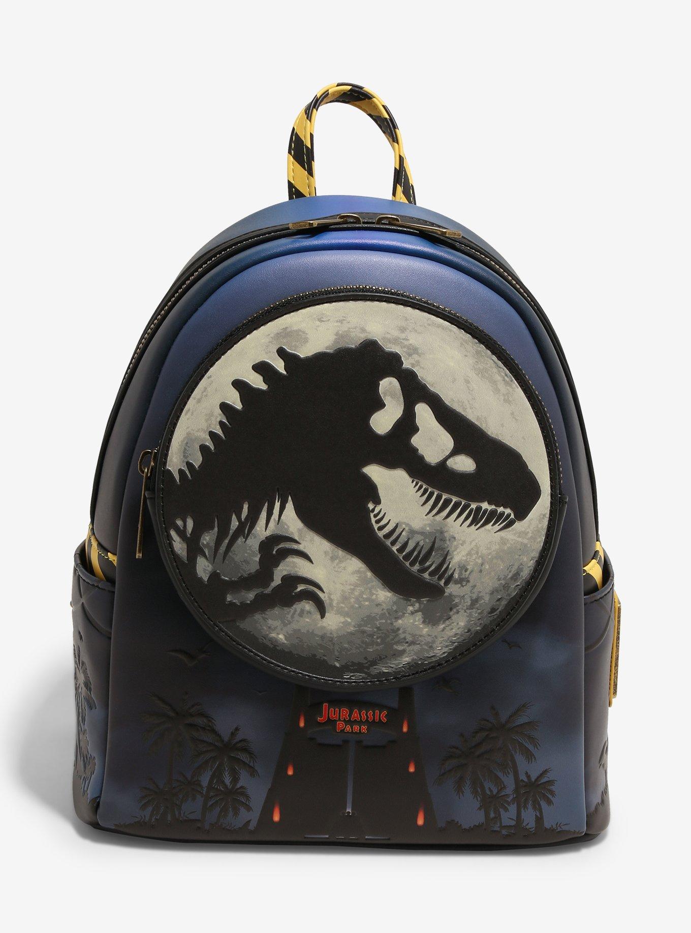 Loungefly Jurassic Park T.Rex Moon Glow-In-The-Dark Mini Backpack, , hi-res