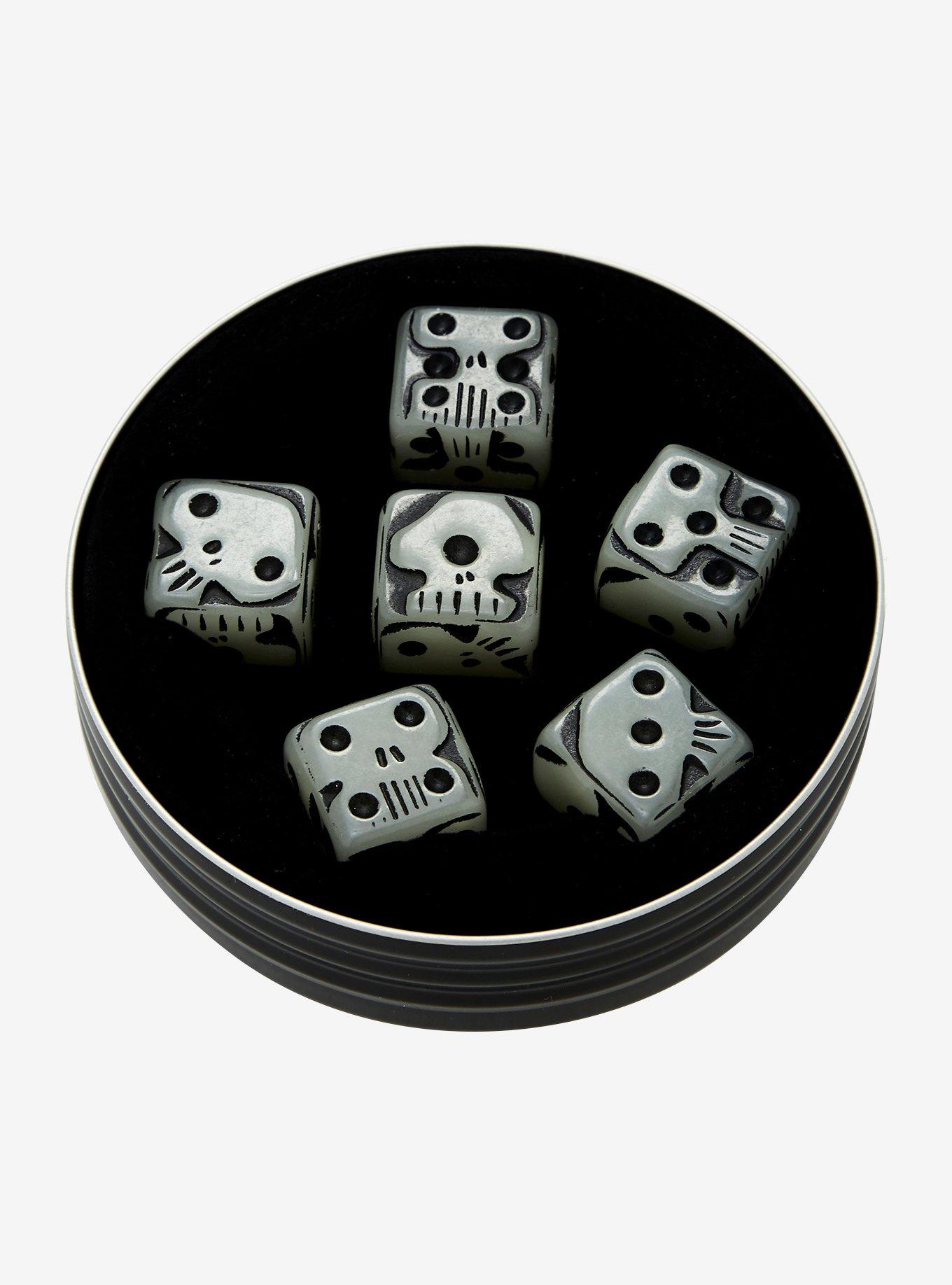 The Nightmare Before Christmas Oogie Boogie Glow-In-The-Dark Dice Set Hot Topic Exclusive, , hi-res