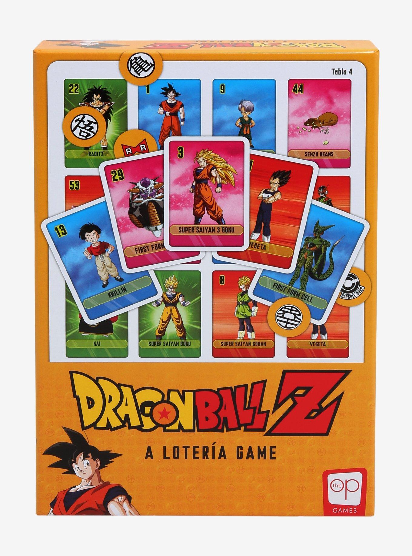 Dragon Ball Z Loteria Game