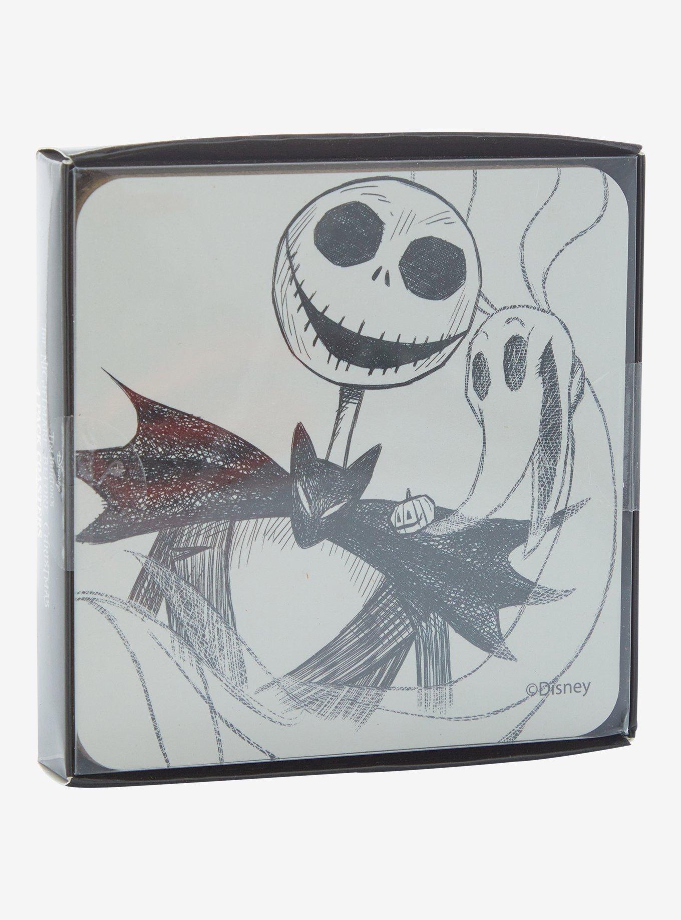 The Nightmare Before Christmas Square Coaster Set, , hi-res
