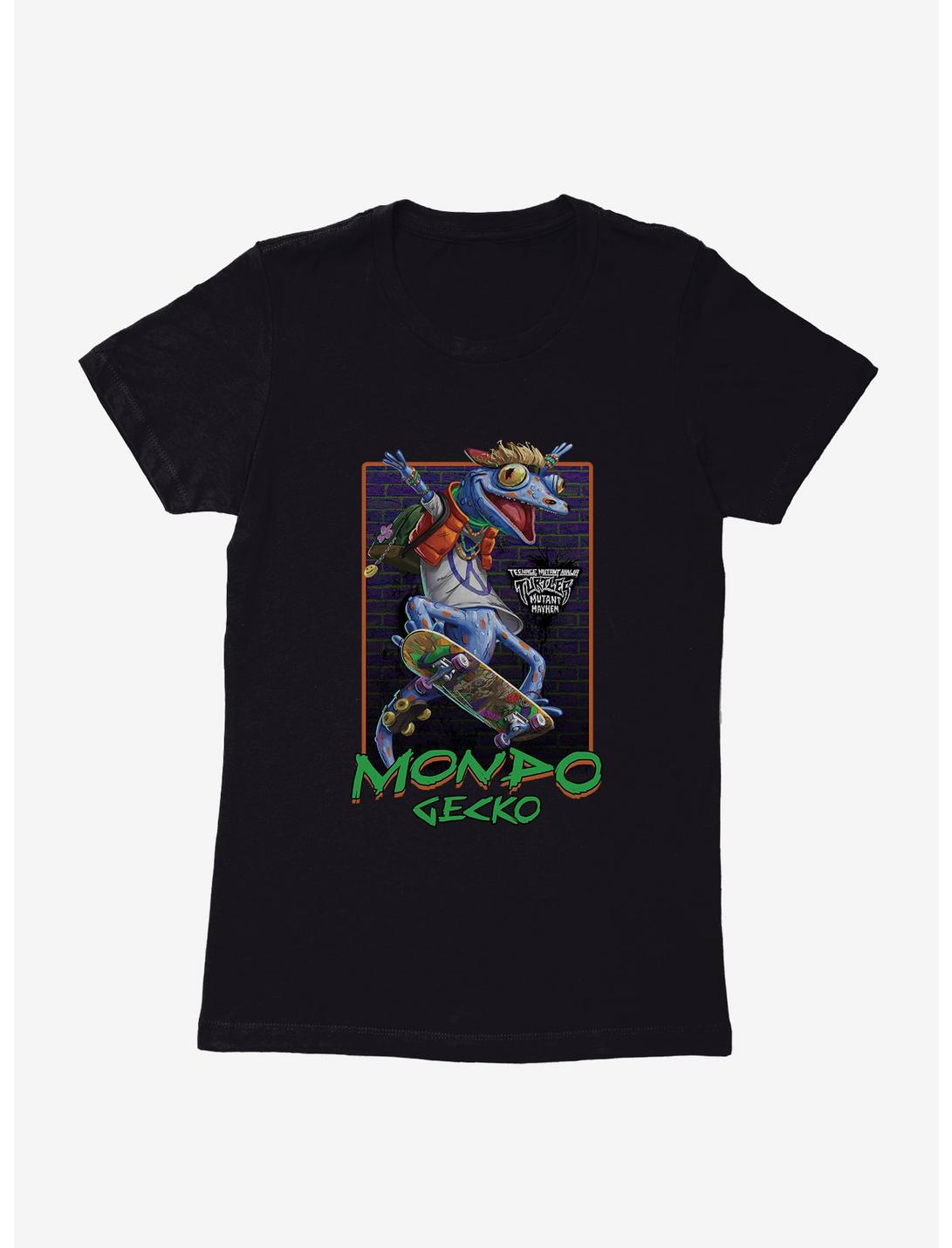 Teenage Mutant Ninja Turtles: Mutant Mayhem Mondo Gecko Womens T-Shirt, BLACK, hi-res