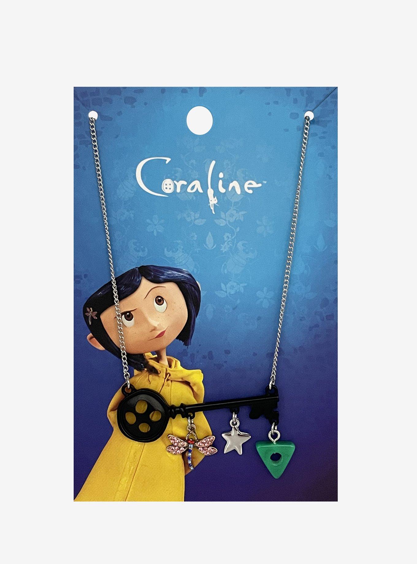 Coraline Key Charms Pendant Necklace, , hi-res