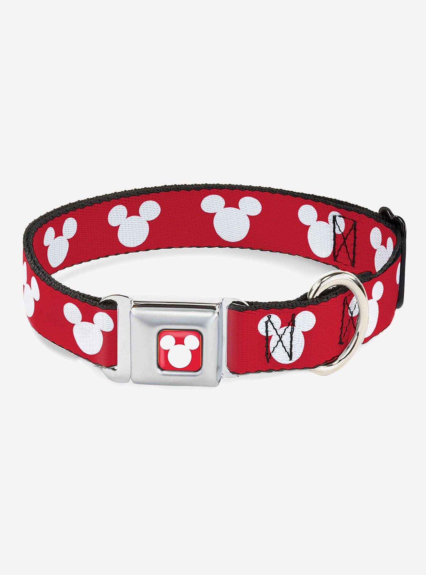 Disney Mickey Mouse Ears Icon Seatbelt Buckle Dog Collar, , hi-res