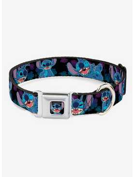 Disney Lilo & Stitch Expressions Poses Tropical Seatbelt Buckle Dog Collar, , hi-res