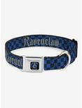 Harry Potter Ravenclaw Checker Seatbelt Buckle Dog Collar, BLUE, hi-res