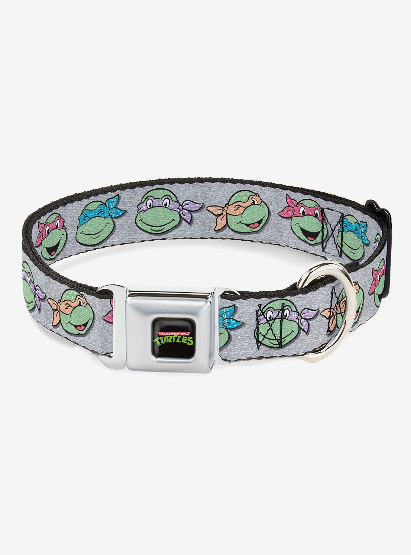 Teenage Mutant Ninja Turtles Expressions Seatbelt Buckle Dog Collar, , hi-res