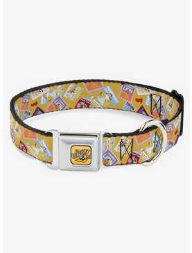 The Wizard of Oz Characters Scenes Icons Collage Seatbelt Buckle Dog Collar, , hi-res