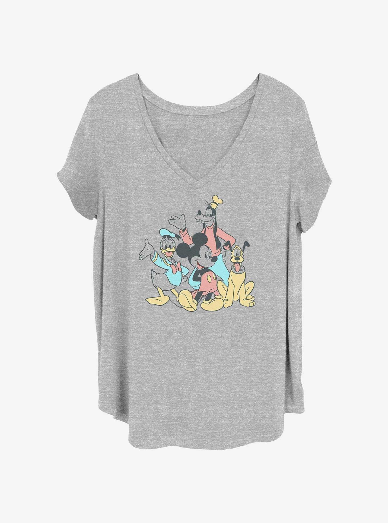 Disney Mickey Mouse Squad Pastel Girls T-Shirt Plus Size, , hi-res