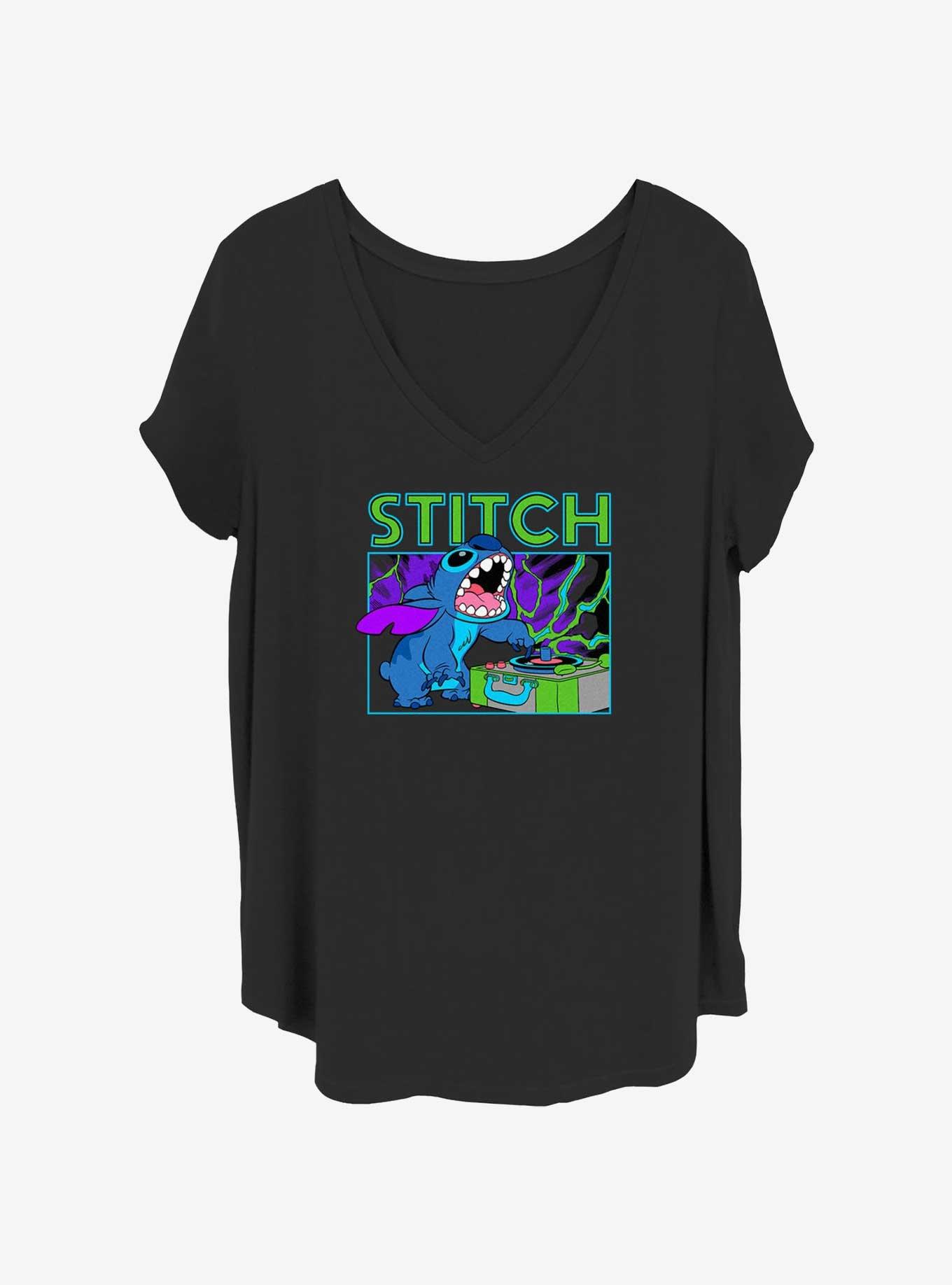 Disney Lilo & Stitch DJ Stitch Girls T-Shirt Plus Size, , hi-res