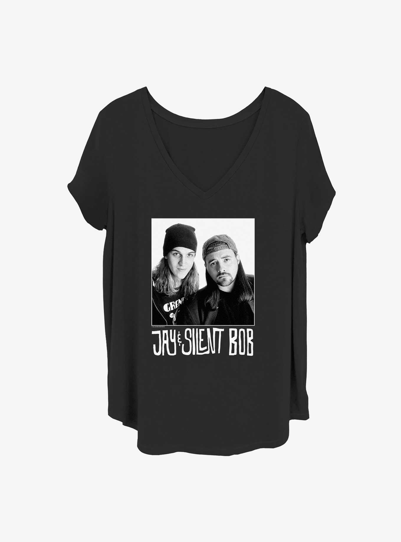 Jay and Silent Bob Nunnya Beeswax Girls T-Shirt Plus Size, BLACK, hi-res