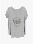 Nickelodeon Hey Arnold My Happy Place Girls T-Shirt Plus Size, HEATHER GR, hi-res