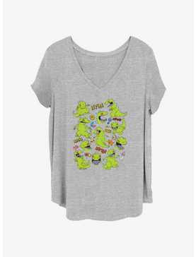 Rugrats Reptar Textbook Girls T-Shirt Plus Size, , hi-res