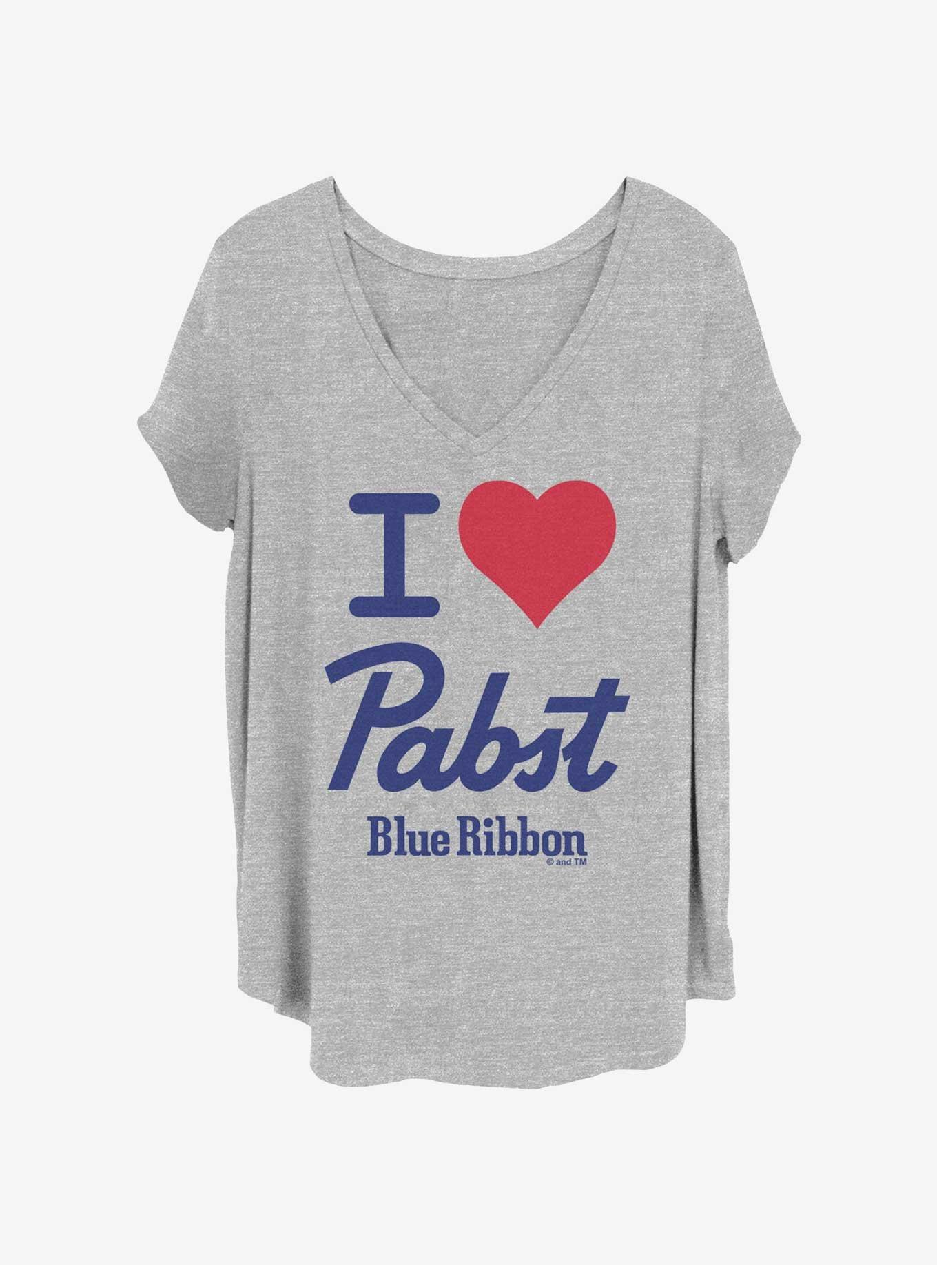 Pabst Blue Ribbon I Love Pabst Girls T-Shirt Plus Size, , hi-res