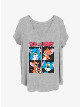 Tom & Jerry Face Time Girls T-Shirt Plus Size, , hi-res