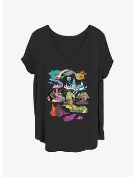 Adventure Time Land Of Ooo Girls T-Shirt Plus Size, , hi-res