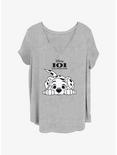 Disney 101 Dalmatians Puppy Play Girls T-Shirt Plus Size, HEATHER GR, hi-res