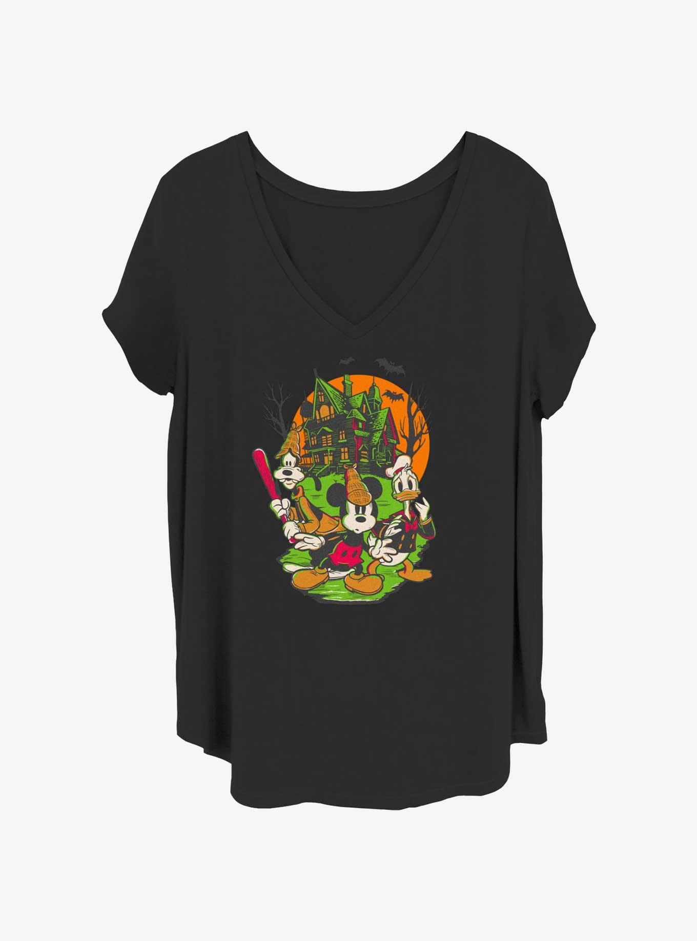 Disney100 Scare Search Crew Girls T-Shirt Plus Size
