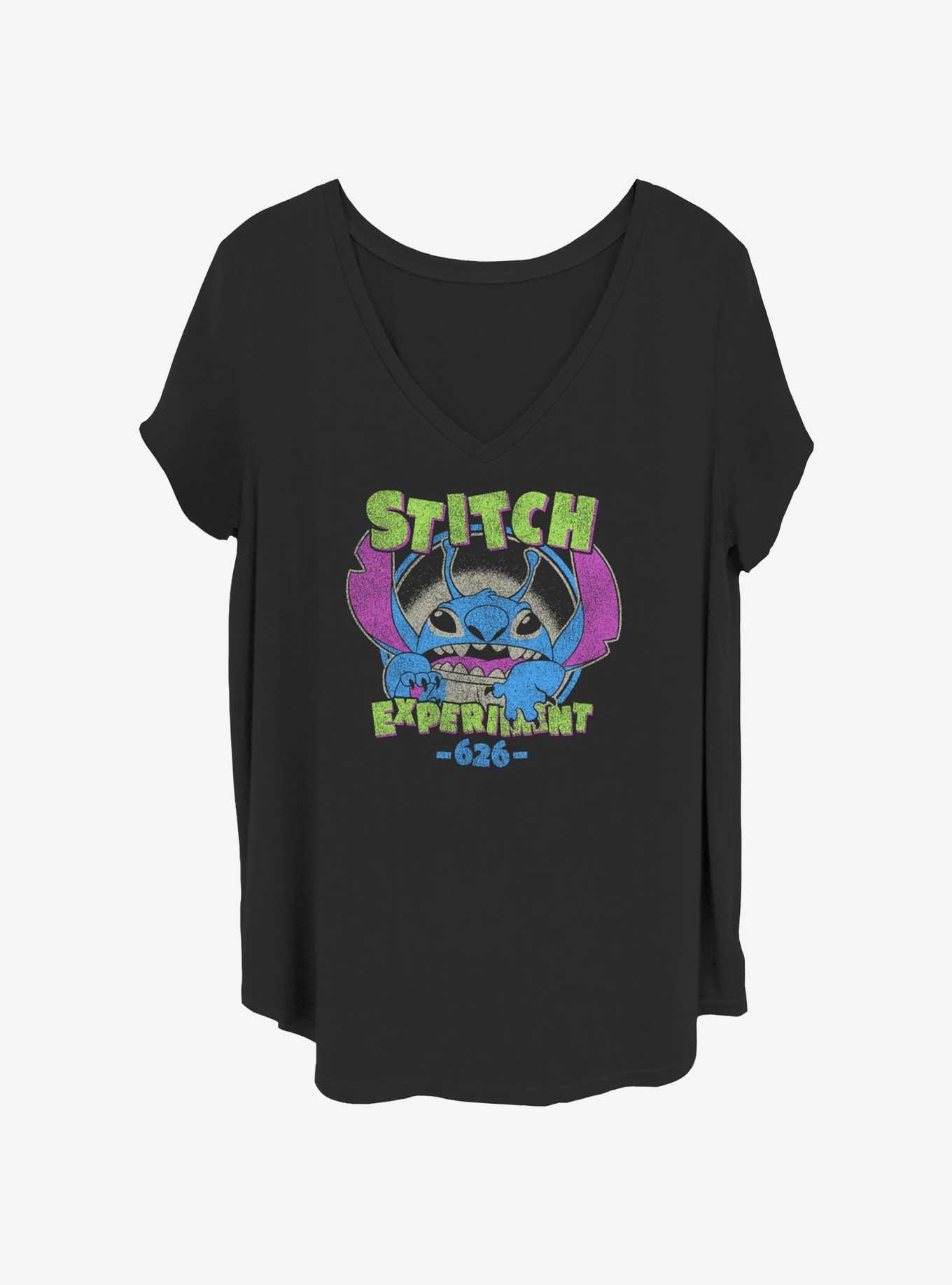 Disney Lilo & Stitch Alien Mode Girls T-Shirt Plus Size, BLACK, hi-res