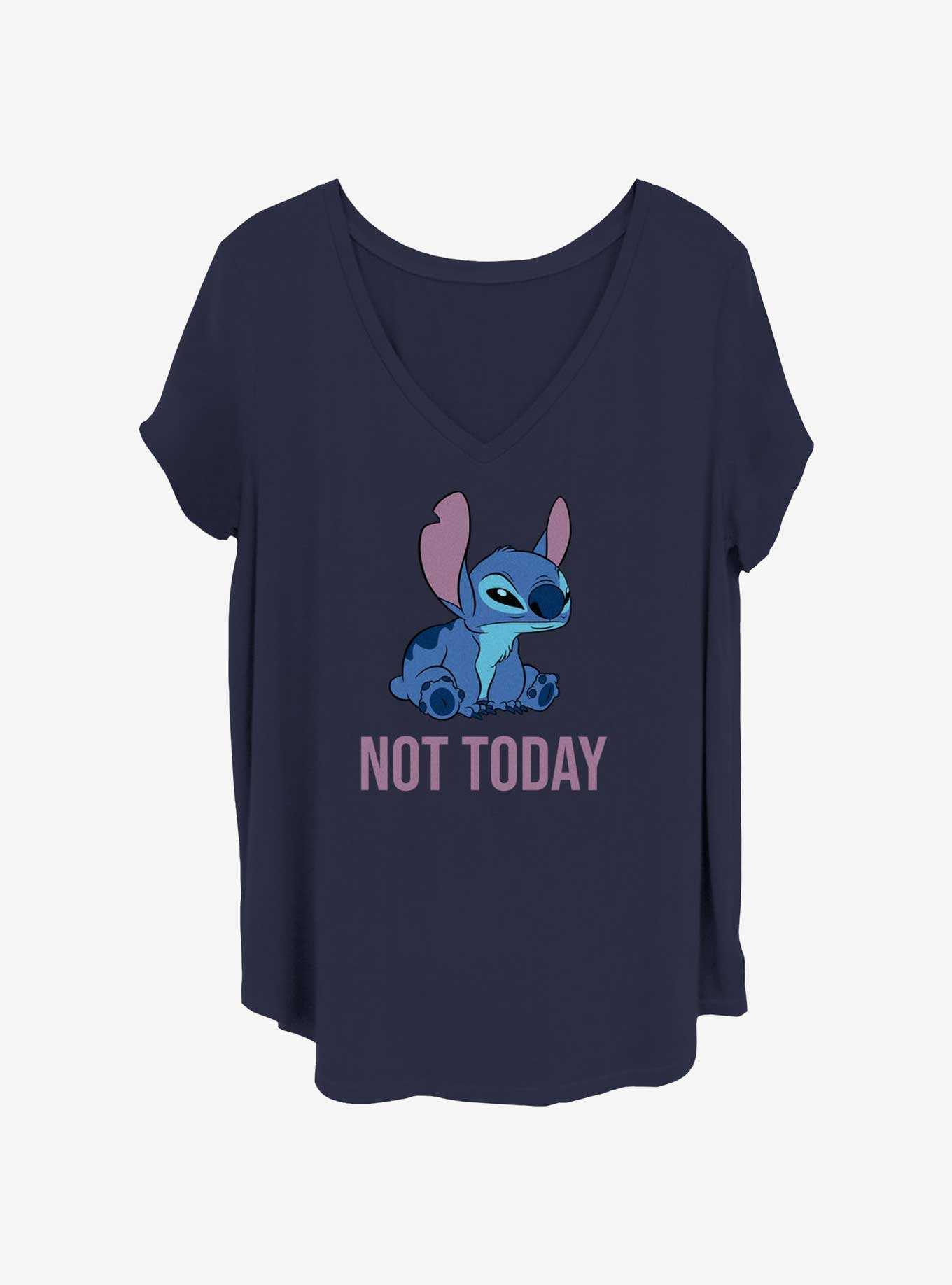 Disney Lilo & Stitch Not Today Girls T-Shirt Plus Size, , hi-res