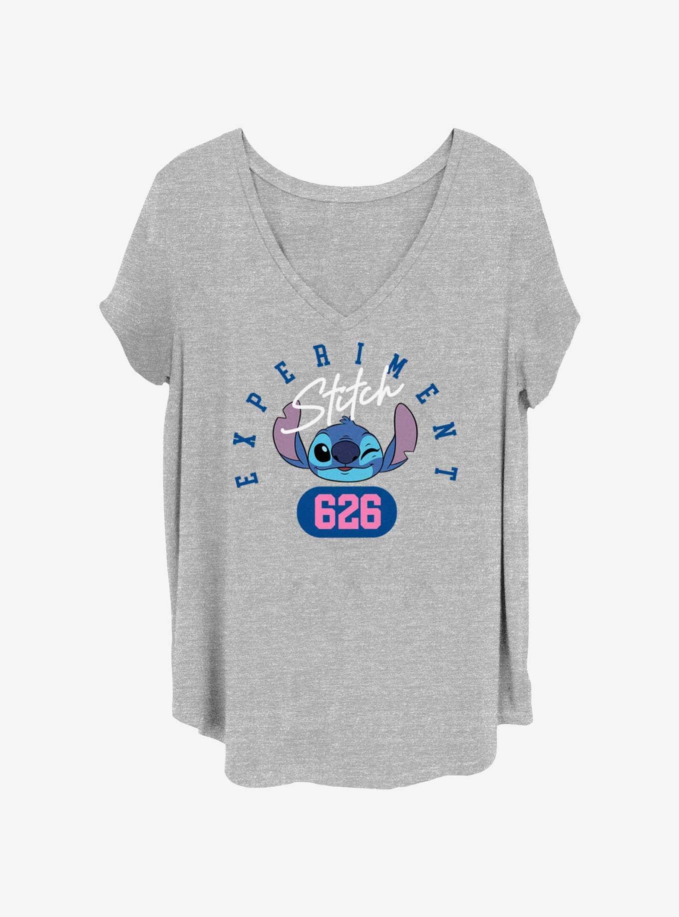 Disney Lilo & Stitch Experiment 626 Collegiate Girls T-Shirt Plus Size
