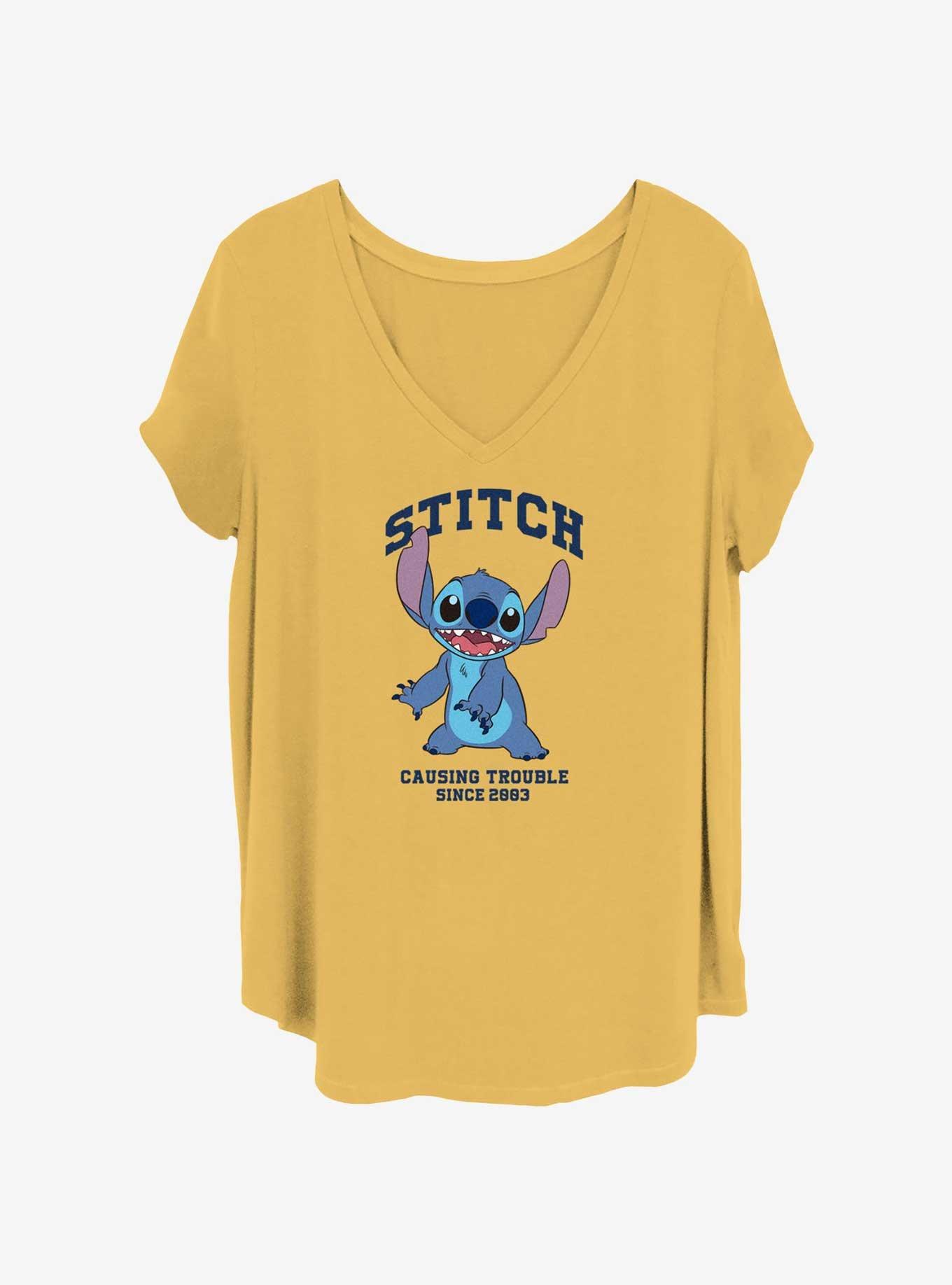 Disney Lilo & Stitch Causing Trouble Girls T-Shirt Plus Size