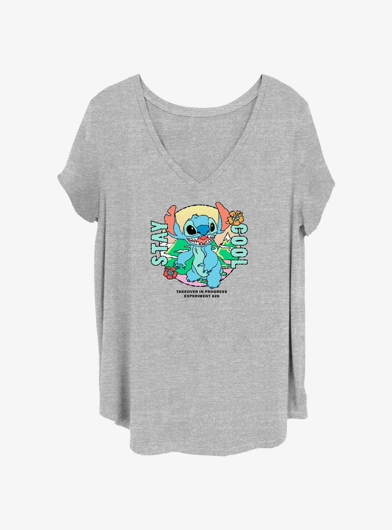Disney Lilo & Stitch Stay Cool 626 Girls T-Shirt Plus Size, , hi-res