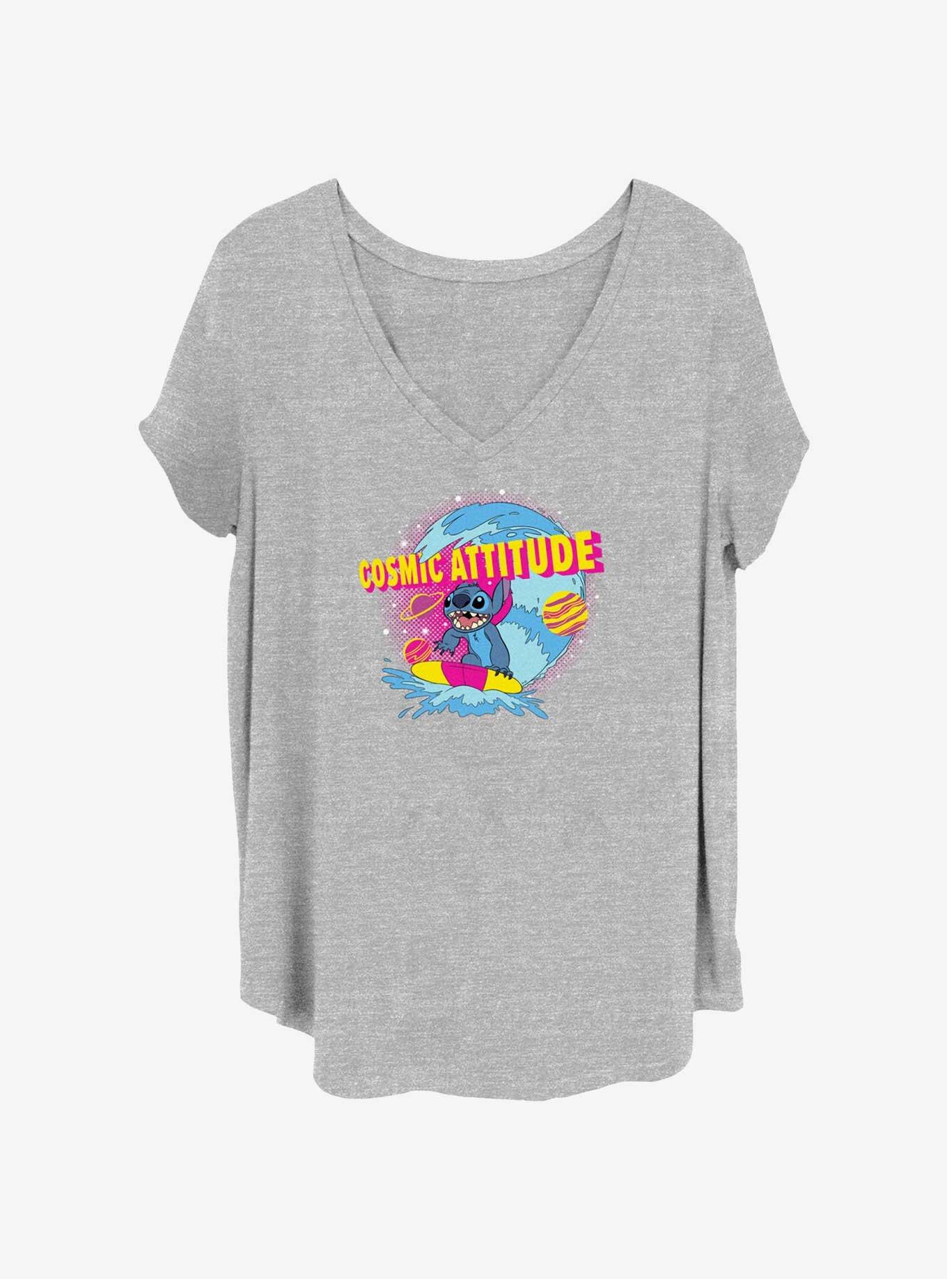 Disney Lilo & Stitch Cosmic Attitude Girls T-Shirt Plus Size, , hi-res