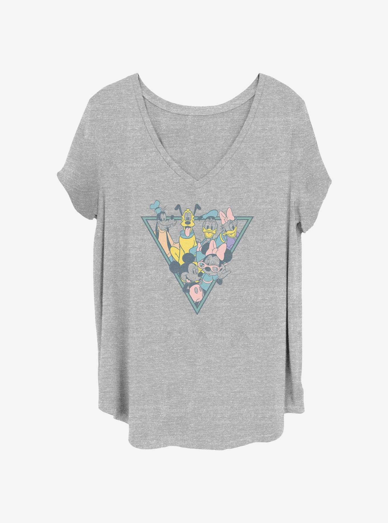 Disney Mickey Mouse & Friends Triangle Squad Girls T-Shirt Plus
