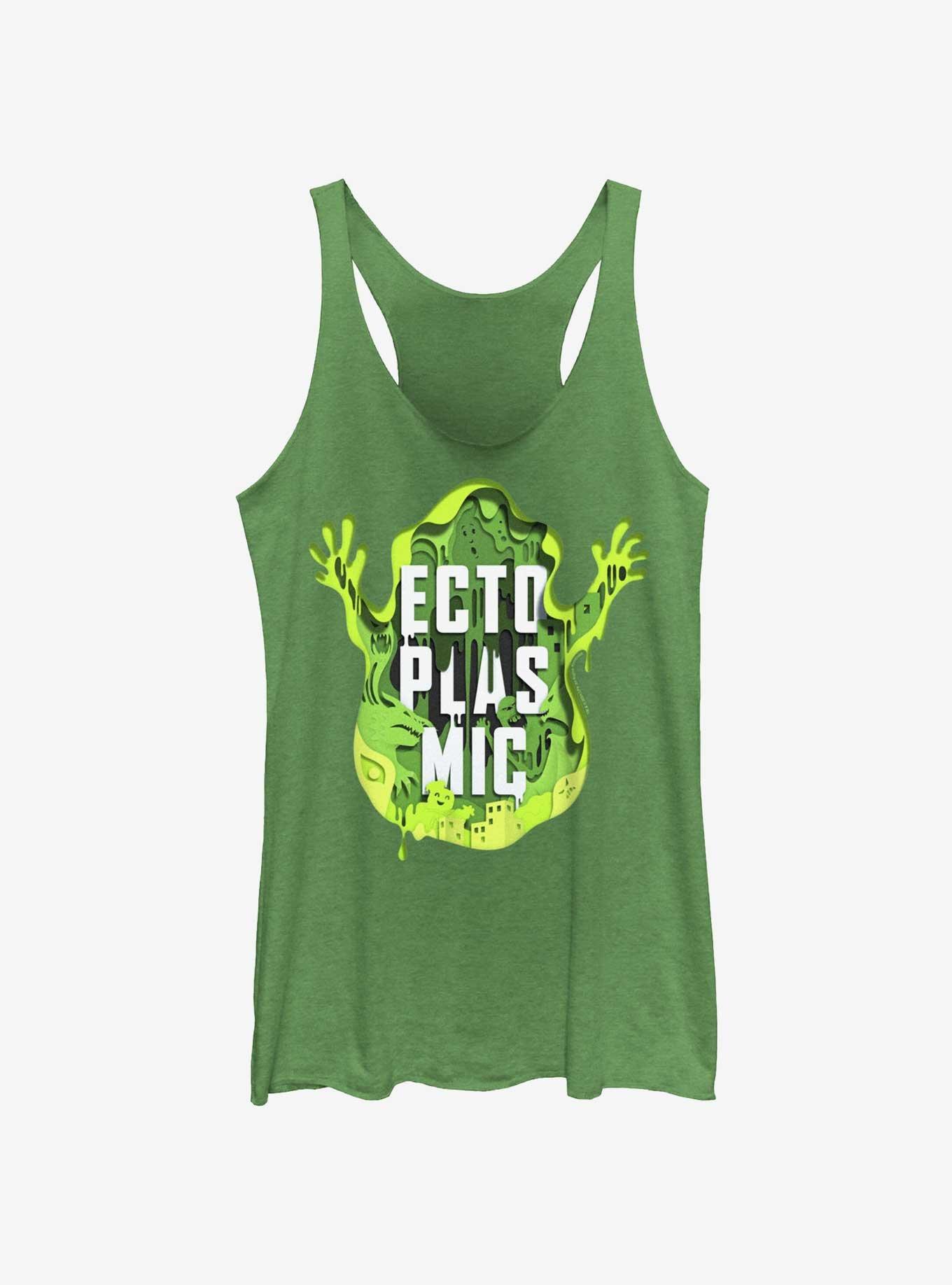 Ghostbusters: Frozen Empire Ectoplasmic Slimer Girls Tank, ENVY, hi-res