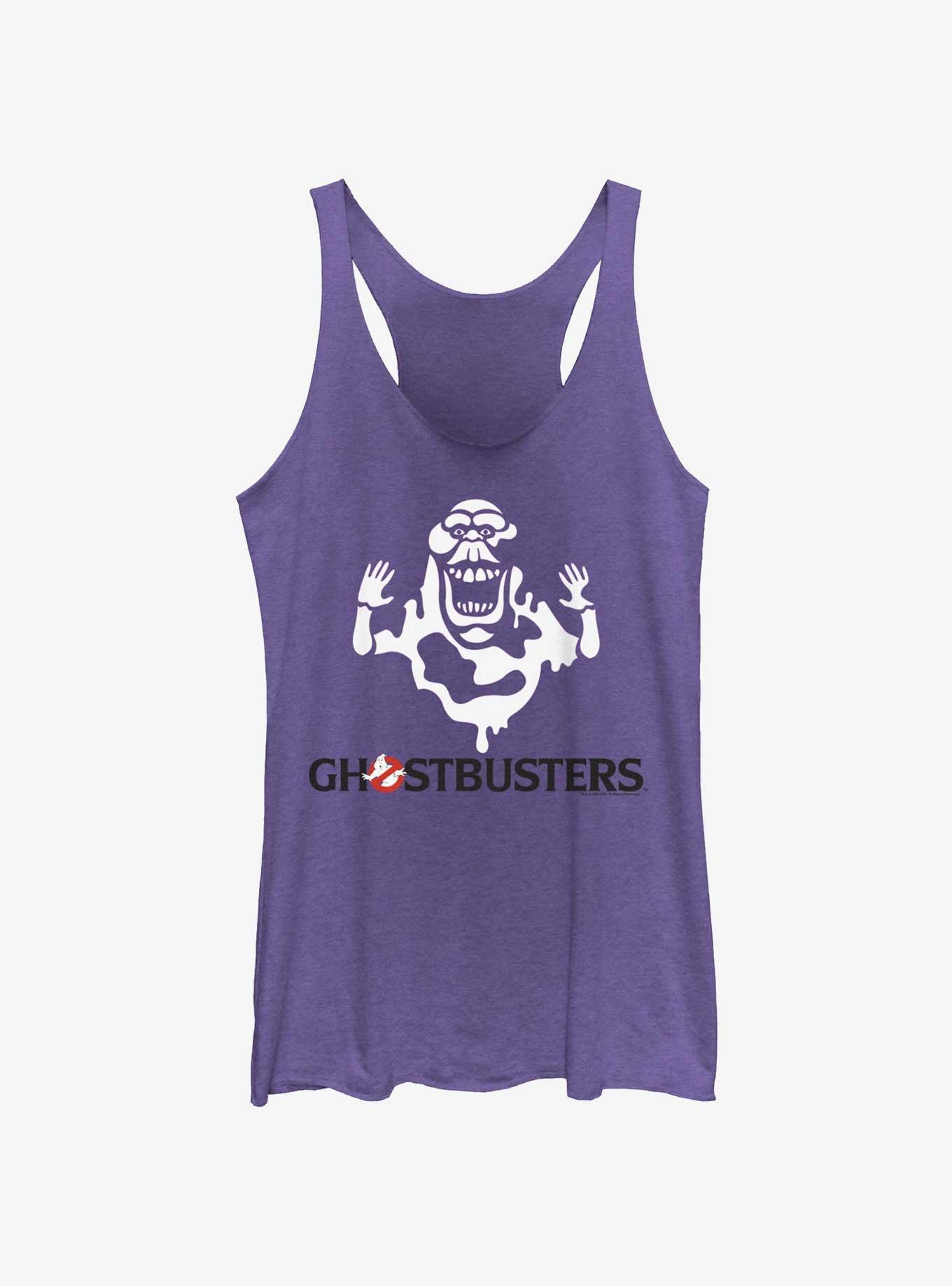 Ghostbusters: Frozen Empire Decal Slimer Girls Tank, PUR HTR, hi-res