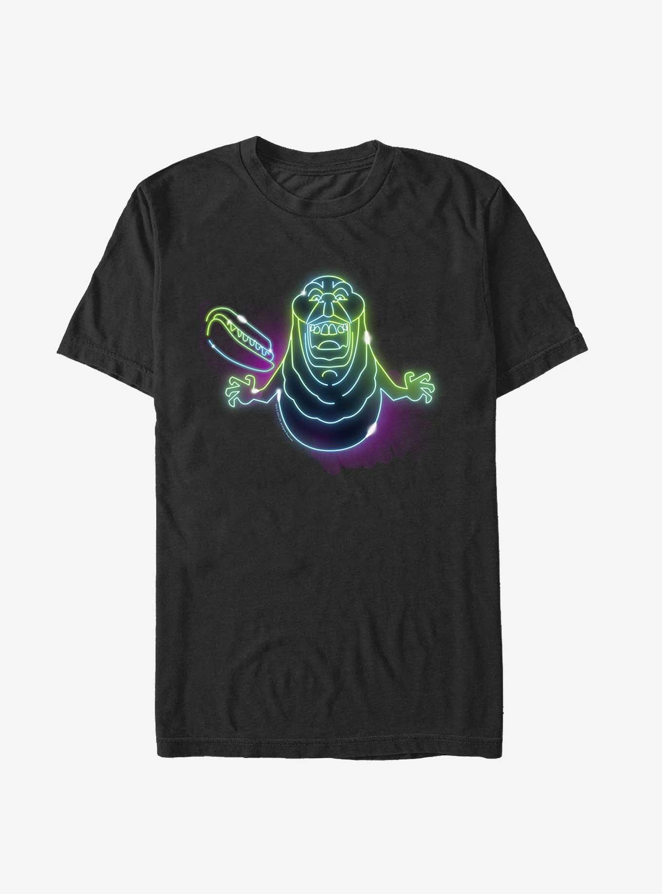 Ghostbusters: Frozen Empire Neon Lights Slimer T-Shirt