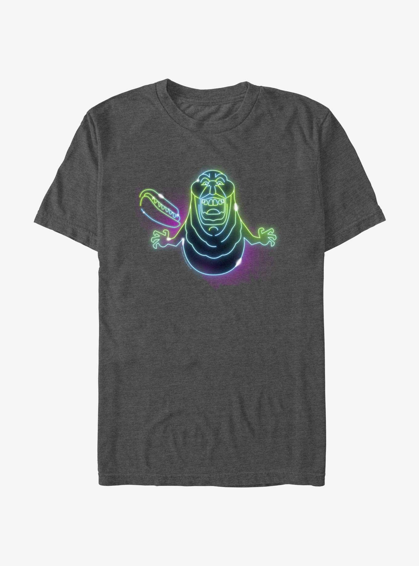 Ghostbusters: Frozen Empire Neon Lights Slimer T-Shirt