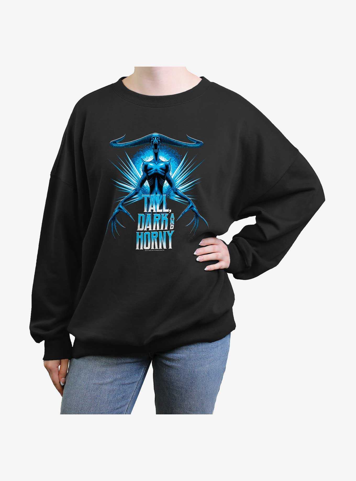 Ghostbusters: Frozen Empire Tall Dark And Horny Girls Oversized Sweatshirt, , hi-res
