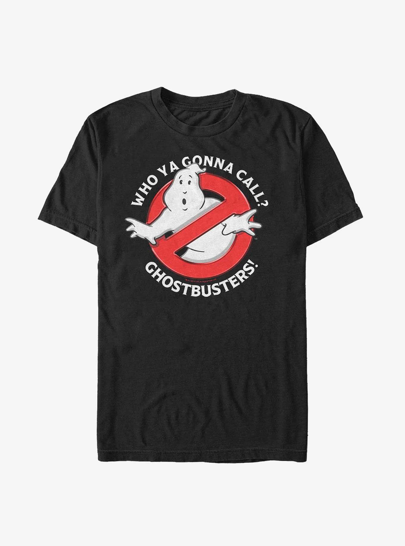 Ghostbusters Who Ya Gonna Call T-Shirt, BLACK, hi-res