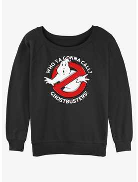 Ghostbusters Who Ya Gonna Call Womens Slouchy Sweatshirt, , hi-res