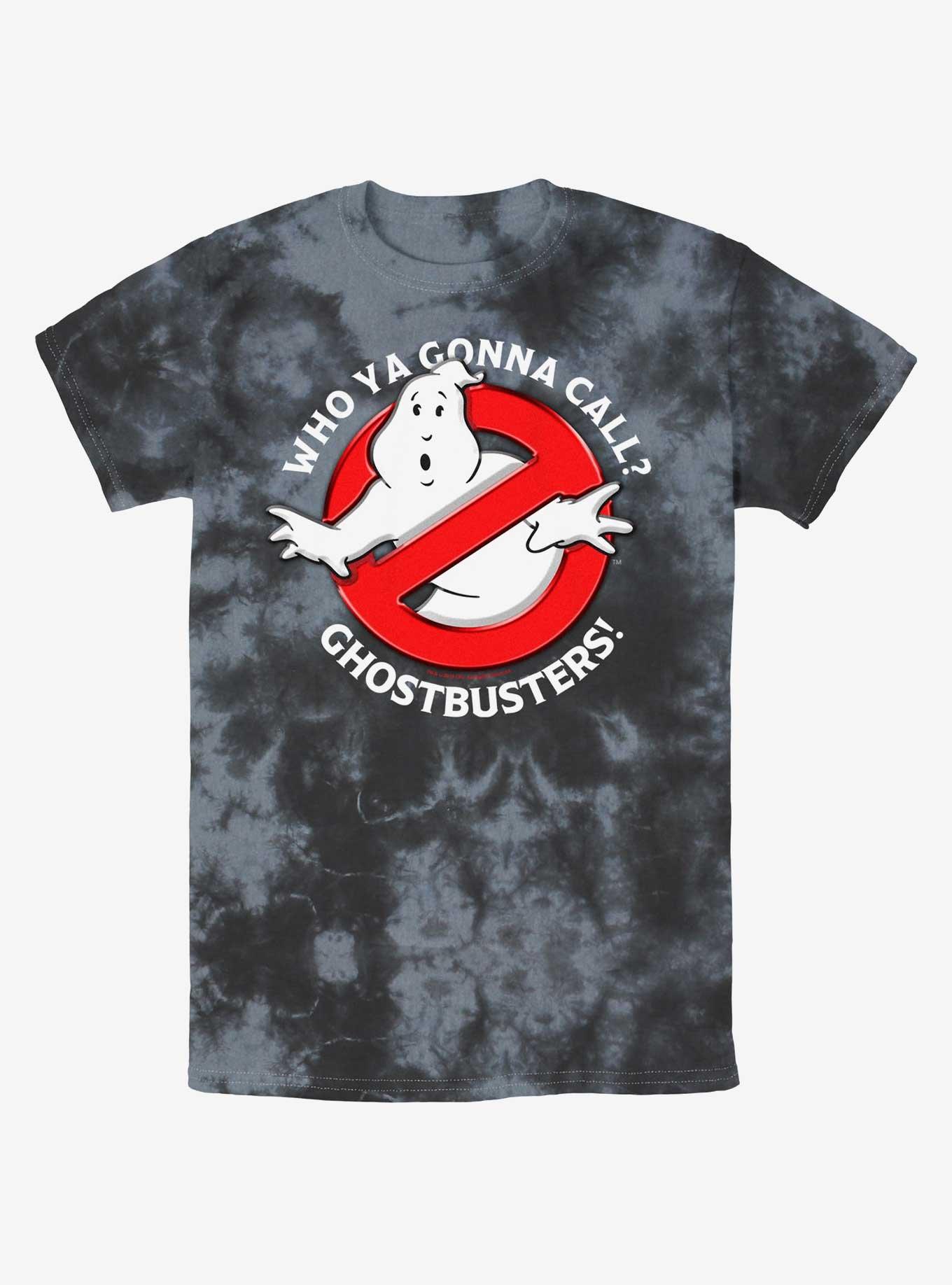 Ghostbusters Who Ya Gonna Call Tie-Dye T-Shirt, BLKCHAR, hi-res