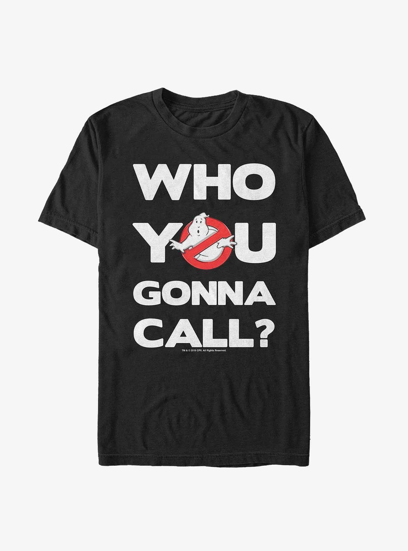 Ghostbusters Who You Gonna Call T-Shirt, BLACK, hi-res