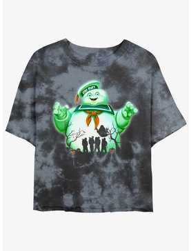 Ghostbusters Big Puft Halloween Womens Tie-Dye Crop T-Shirt, , hi-res