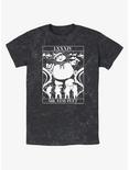 Ghostbusters Puft Tarot Mineral Wash T-Shirt, BLACK, hi-res