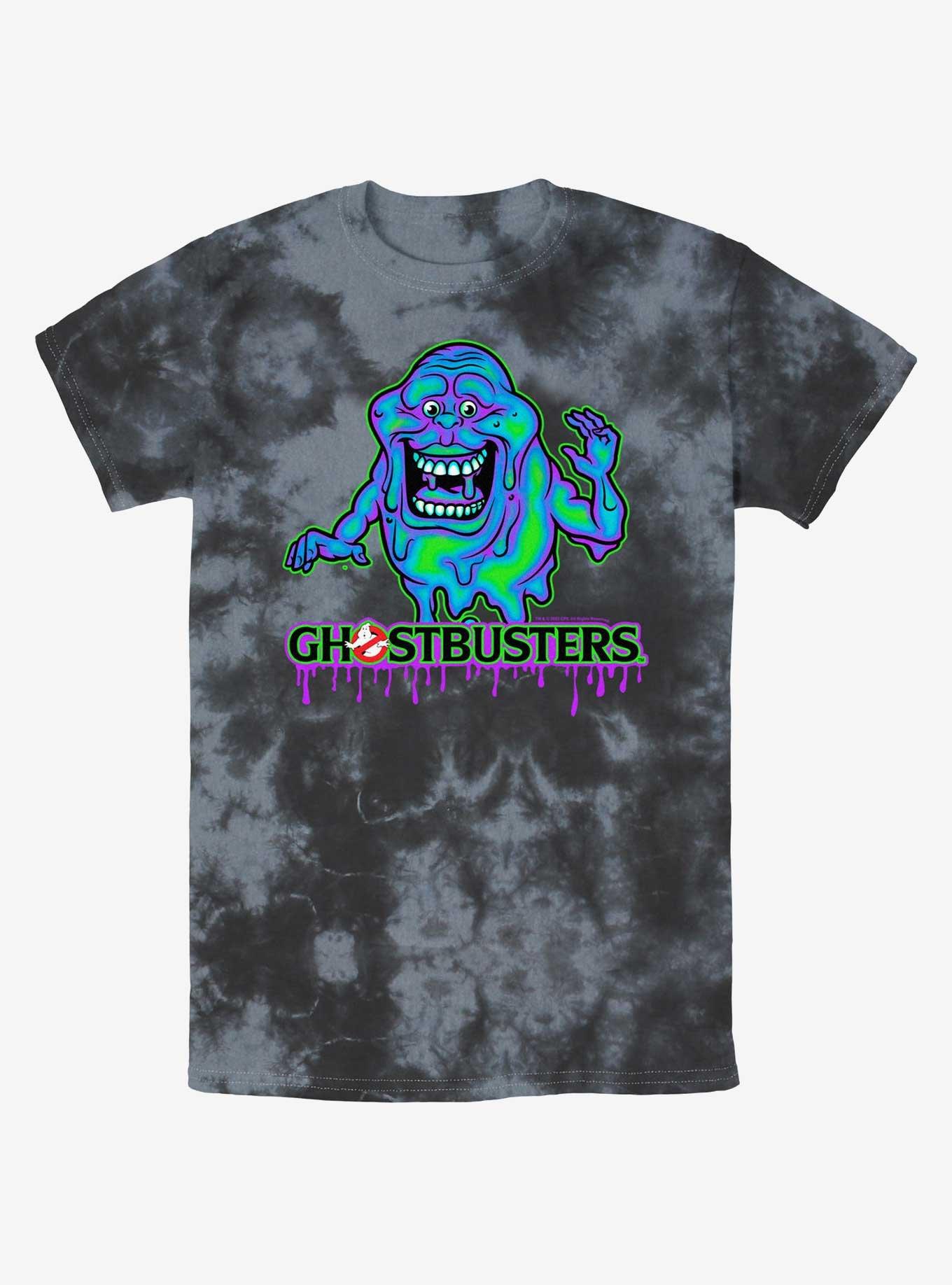 Ghostbusters Ghost Slimer Tie-Dye T-Shirt, BLKCHAR, hi-res