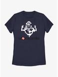 Ghostbusters: Frozen Empire Decal Slimer Womens T-Shirt, NAVY, hi-res