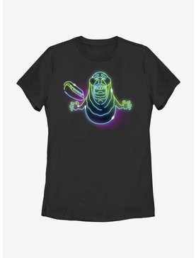 Ghostbusters: Frozen Empire Neon Lights Slimer Womens T-Shirt, , hi-res
