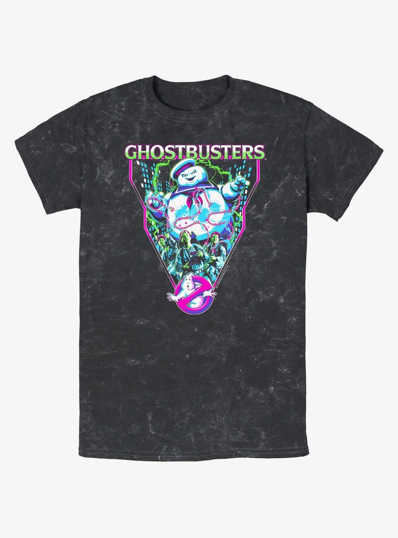 Ghostbusters: Frozen Empire Ghostblasters Mineral Wash T-Shirt, BLACK, hi-res