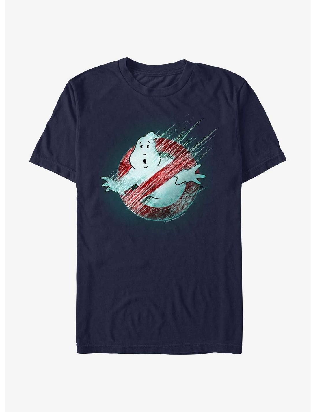 Ghostbusters: Frozen Empire Frozen Logo T-Shirt, NAVY, hi-res